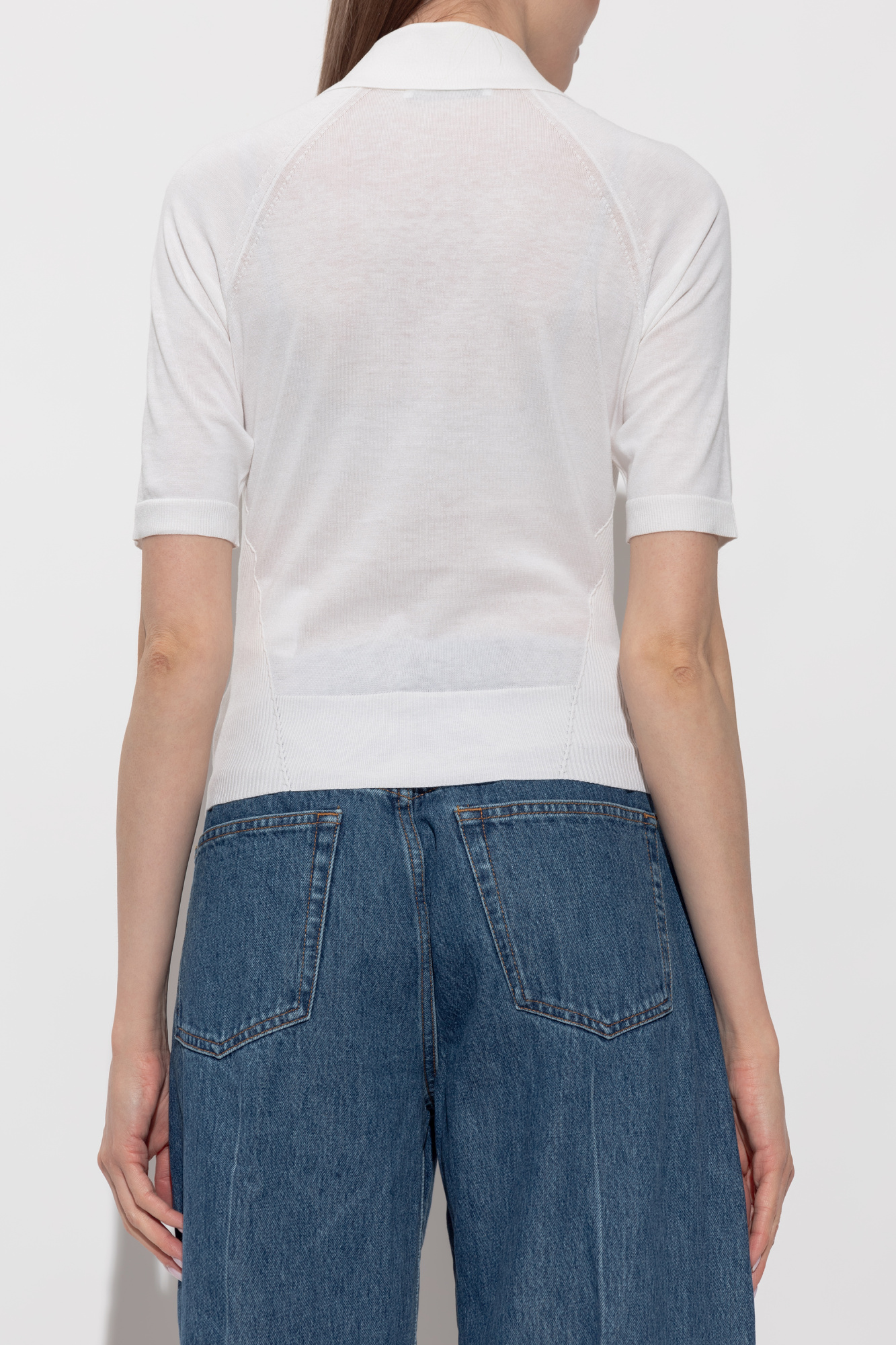 White Polo shirt with embroidered logo Givenchy - Vitkac Canada